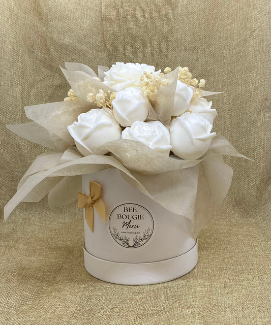 Poésie végétale - bouquet de fleurs - cire de soja